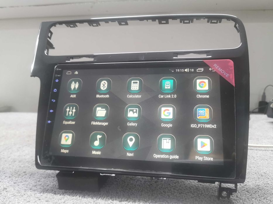 Navigatie Android VW Golf 7 octacore 4/64gb QLED