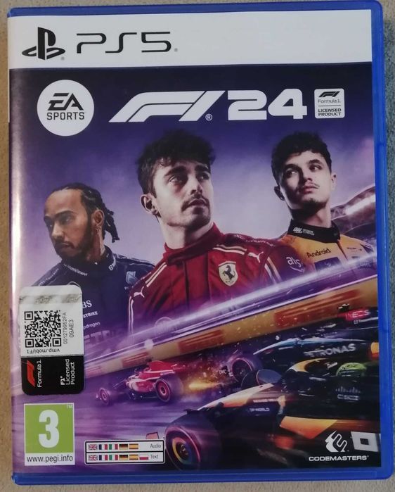 PS5 игра F1 2024 - EA sports игра за Sony PlayStation 5