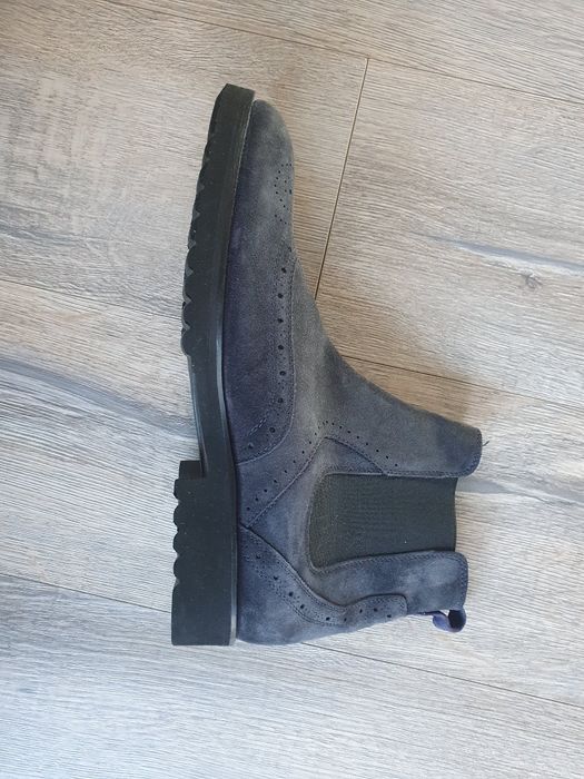 Мъжки кожени боти (Chelsea boots), №43 – произведени в Италия