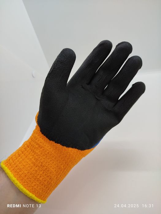 Перчатки рабочие хб белые тканьевые қолбақ қолғап прорезиненные