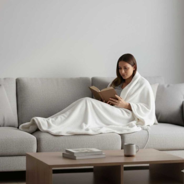 Електрическо одеяло Rosberg, Защита от прегряване, LED индикатор