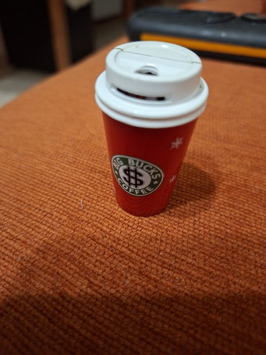 Забавна джет запалка „Big Bucks Coffee“ (като чаша за кафе) – Много добро състояние