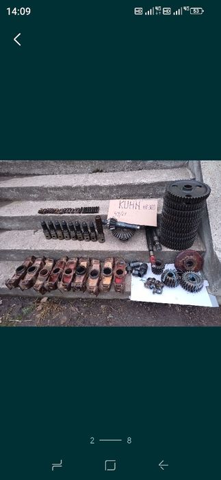 Piese freza grapă rotativa pinion slamAx.