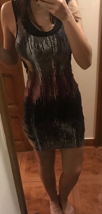 Rochie scurta paiete