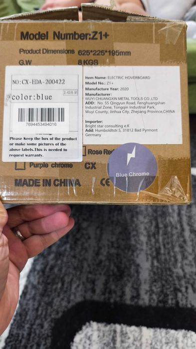 Vând haverboard Z1+