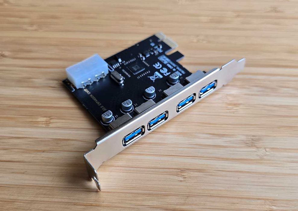 Контролер PCI-e към 4 x USB3.0 порта
