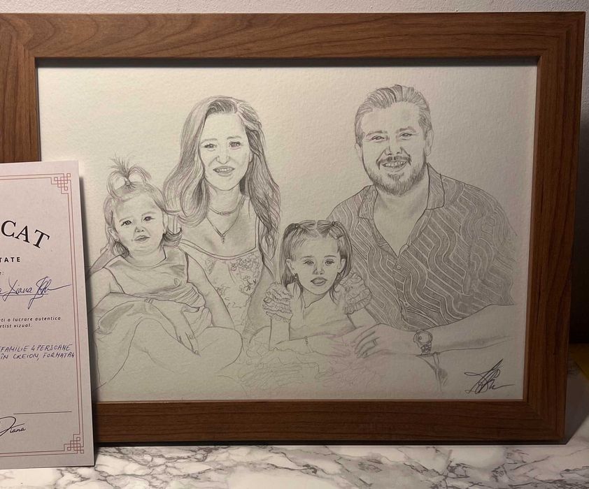 Portrete in Creion sau Culoare, Tablouri personalizate la comanda