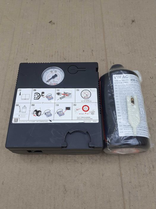Compresor auto umflat roti,spuma,kit pana pt.gama VW,AUDI,SKODA,SEAT
