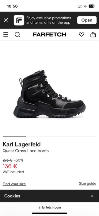 Обувки Karl Lagerfeld 35 и 36 номер