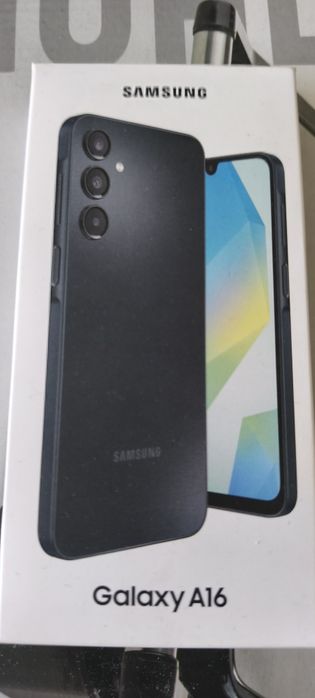 Samsung A 16 чисто нов не е ползван изобщо   с гаранция