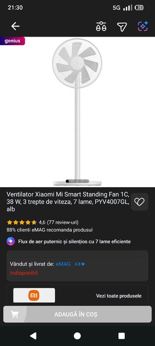 Ventilation Xiaomi Mi Smart