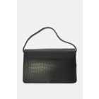 Чанта  "croco"ефект черна