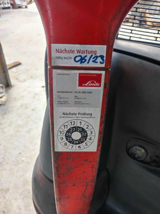 Електрически високоповдигач стакер LINDE L12 – 1200 кг, 24V, 2008 г.