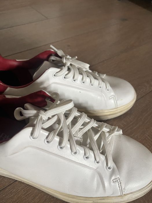 Zara белые кеды, 44 р