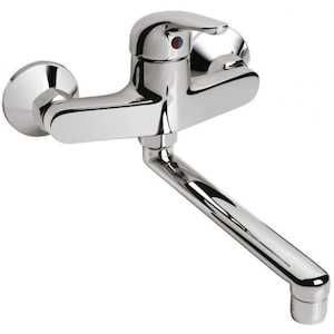 Стенен смесител с една ръкохватка за кухня или баня