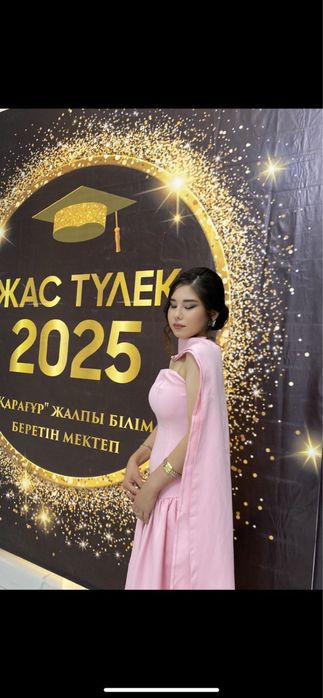 платье новое розовом цвете