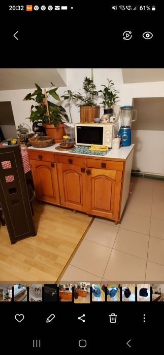 Bufet / comoda bucatarie lemn vintage