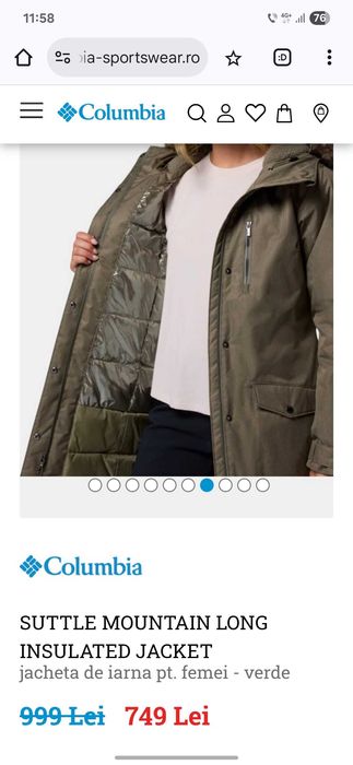 Geaca columbia marime M