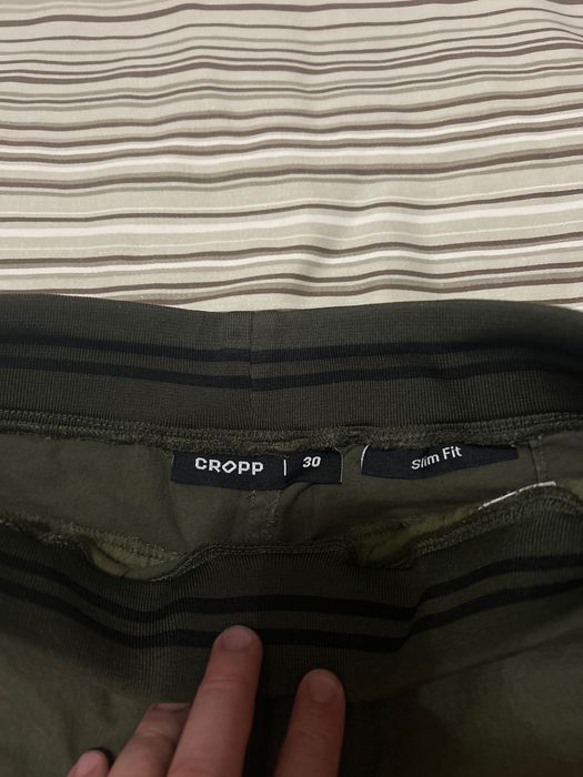 Дънки Cropp цвят зелен