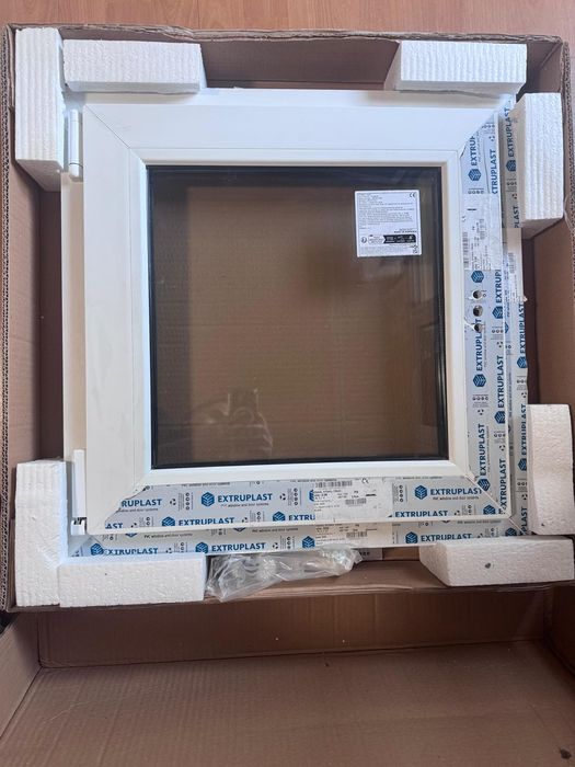 Fereastra baie termopan subsol vidaxl 60x60