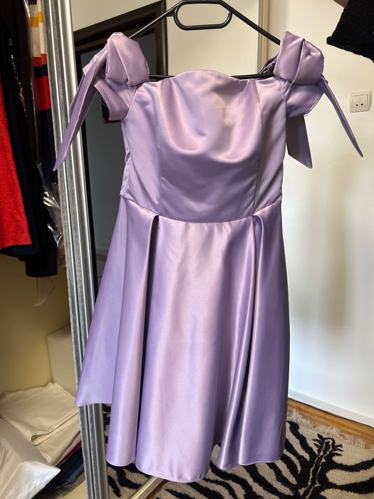 Rochie lavandă de ocazie de designer Nicole Enea M