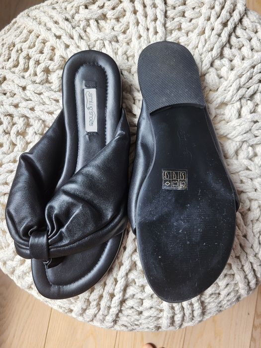 Smiling Shoes papuci negri piele marime 40