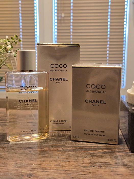 Chanel Coco Mademoiselle комплект от боди олио и парфюм