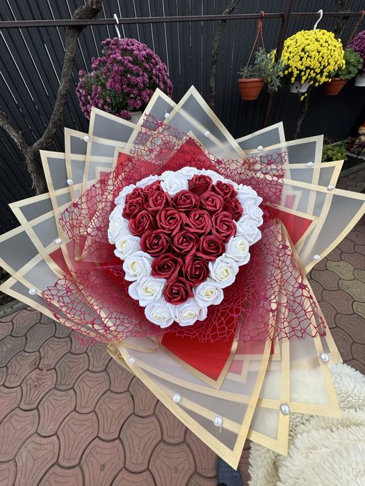 Buchet de trandafiri din sapun