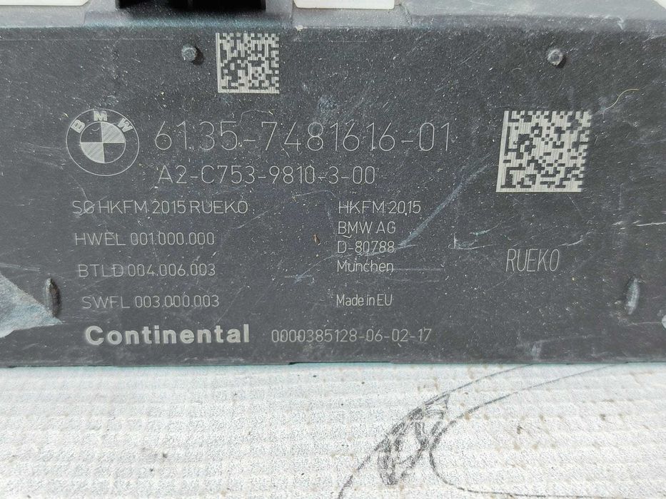 Unitate control deschidere haion BMW Seria 3 F30 F31 F35 COD: 61357481616 2017 / [2012-2018] / (5G3)
