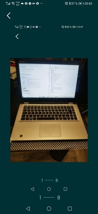 Yoga 2 Fullhd 3 în 1, 13 i5 8gb,256gb