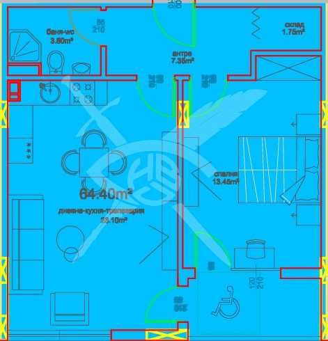Двустаен - Меден Рудник