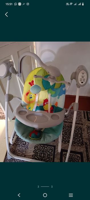 Электро качели шезлонг