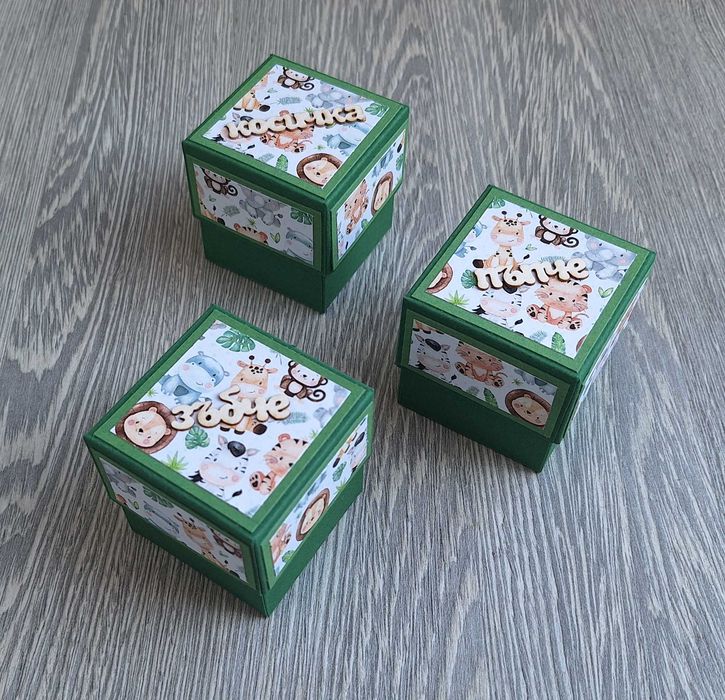 Подаръчен комплект "Джунгла" за момче, ръчна изработка /50.8