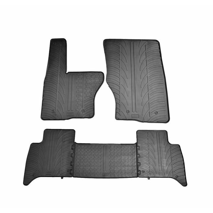 Set covorase auto din cauciuc Land Rover Discovery 5 02.2017-, (Automat), Negru, Gledring, 4 buc