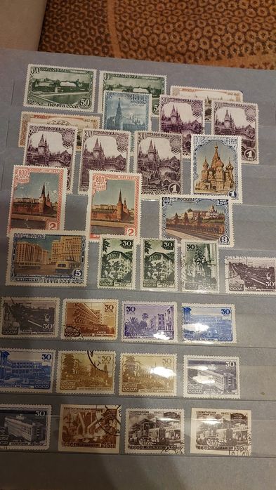 Подборка почтовых марок СССР 1925-х - 1958-х годов