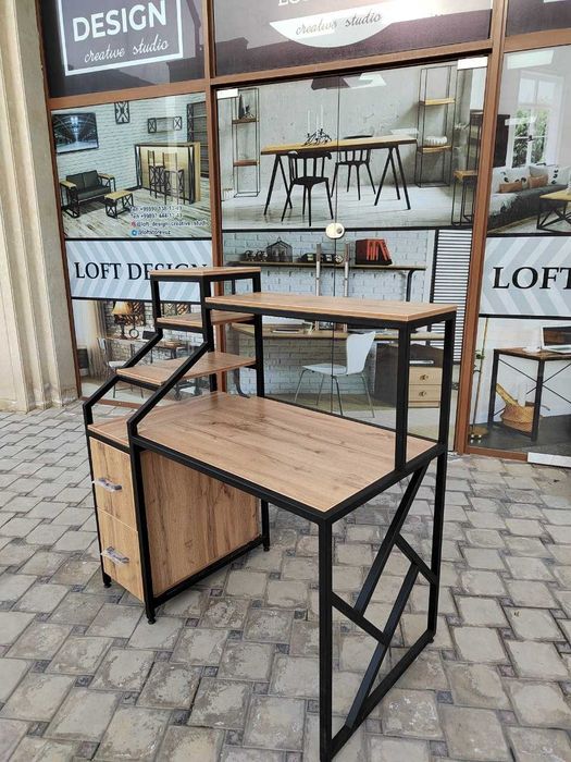Офисный стол в стиле лофт/лофт столы/loft sTollar.