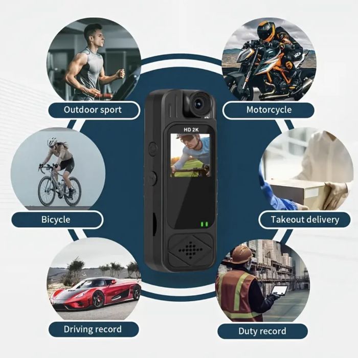 2K екшън камера + 32 GB карта памет