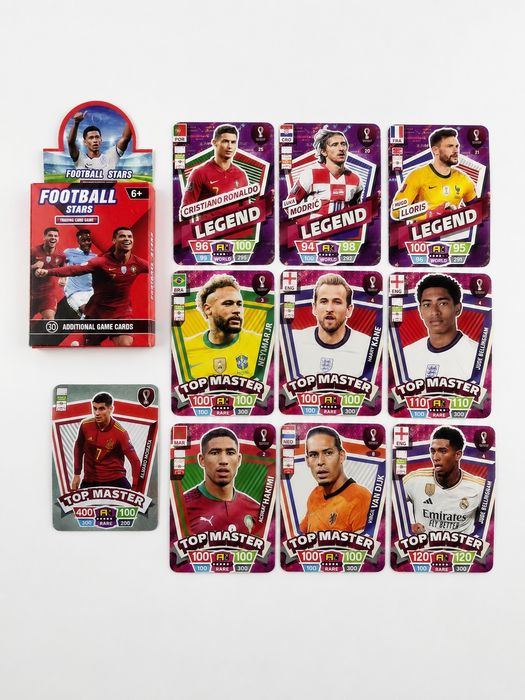 Коллекционные Футбольные Карточки WORLD FOOTBALL STARS. 30 +1 шт.