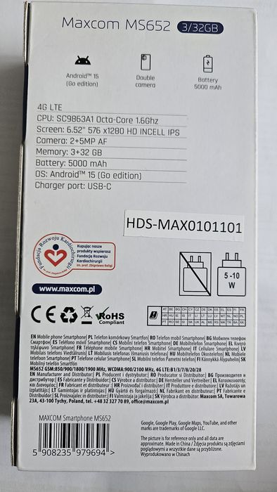 Telefon MaxCom ms652 NOU