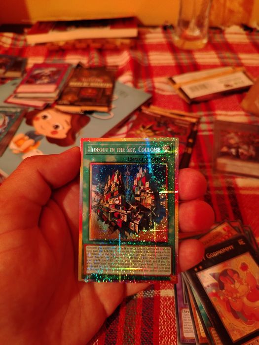 Hideout in the Sky, Coulomb. YU GI OH карта