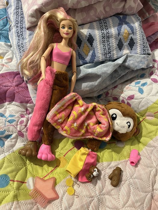 Барби Cutie Reveal маймунка