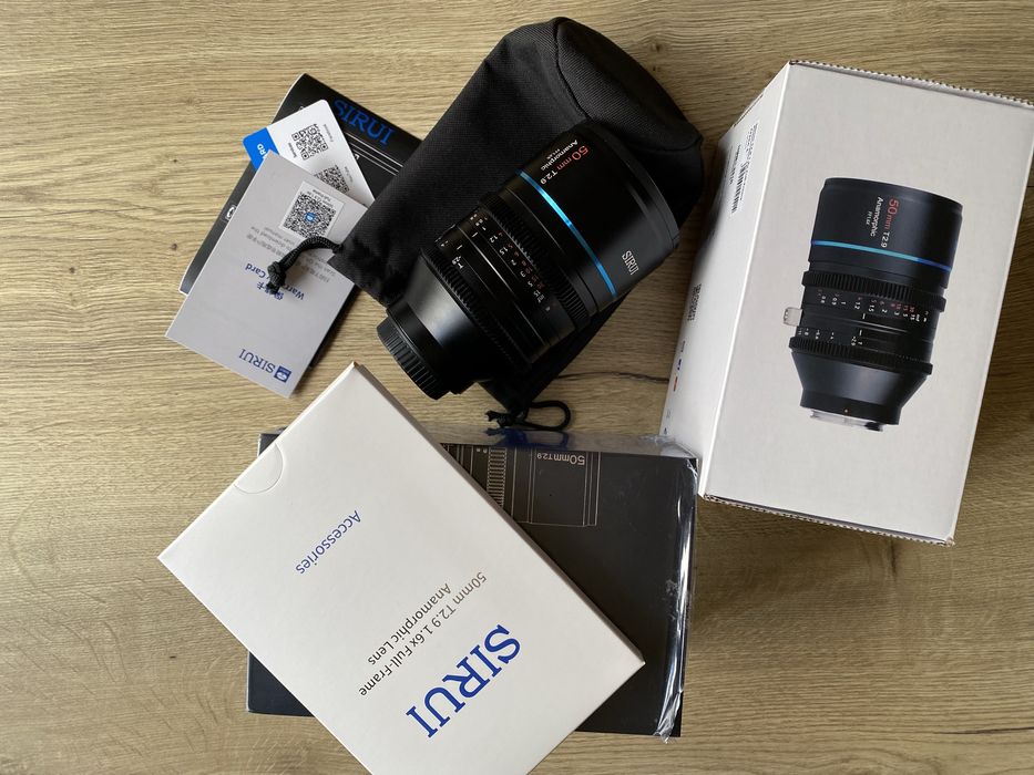 Sirui 50mm T2.9 anamorphic E-mount
