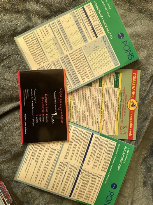 Учебни материали по Български, Математика и История