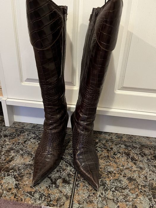 Дамски ботуши, естествена кожа, N 36