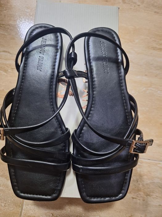 Sandale negre Jenny Fairy