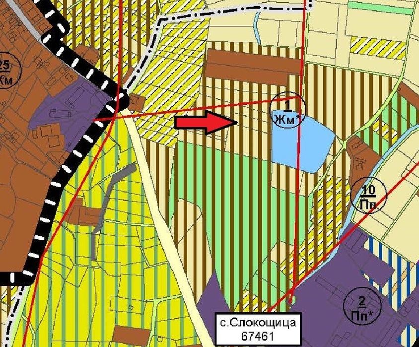 Подземлен имот с Слокощица мест. Белия камък  1.331 кв .м