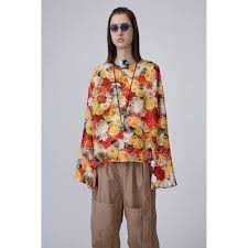 Acne Studios Brenna PR HABT женска копринена блуза блузка коприна 38