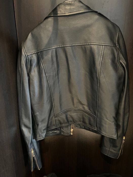 Geaca piele naturala manusa Trussardi 38