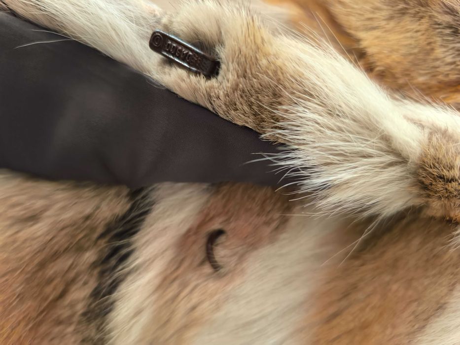 Кожух от естествена кожа лисица