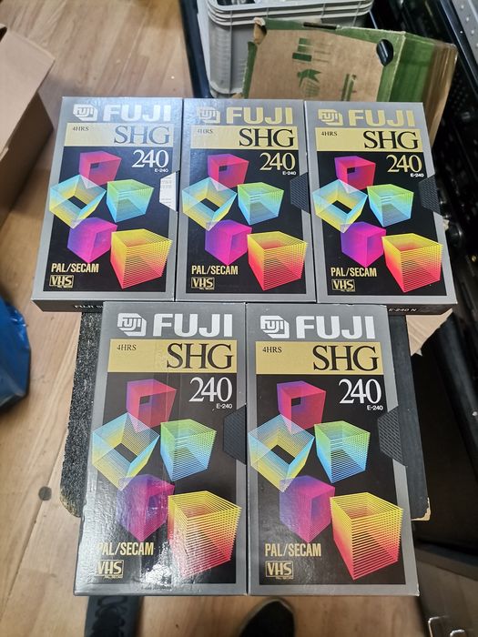 Pachet 5 casete video fuji